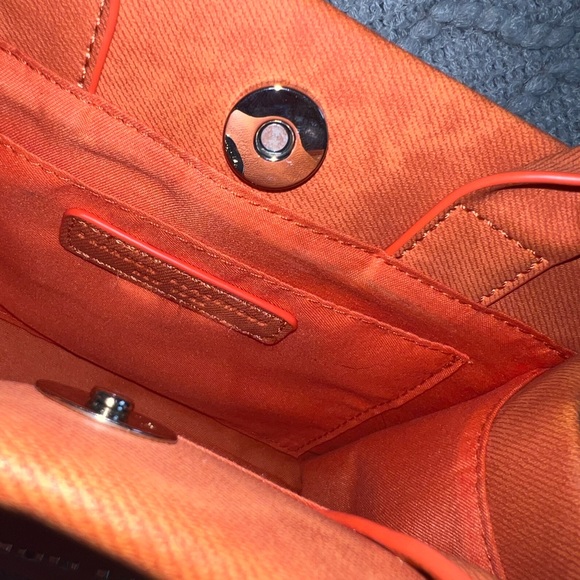 Brandon Blackwood ESR Tote in Orange Wax Denim - Picture 6 of 10